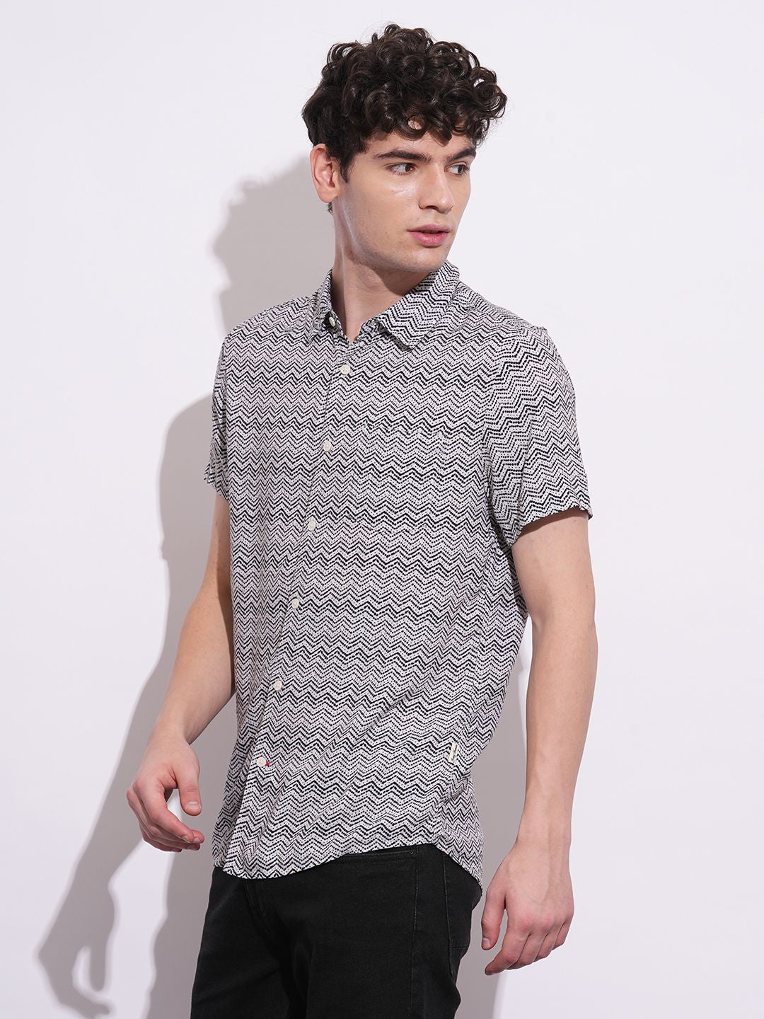 Being Human Men Classic Opaque Printed Casual Shirt