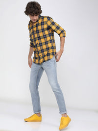 LOCOMOTIVE Men Super Slim Fit Light Fade Clean Look Stretchable Jeans