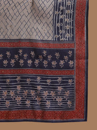 KALINI Floral Embroidered Zari Straight Silk Blend Kurta With Trousers & Dupatta