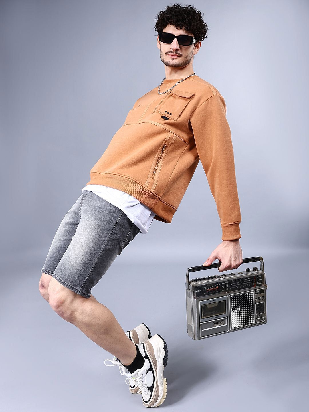 The Indian Garage Co Men Printed Sweatshirt