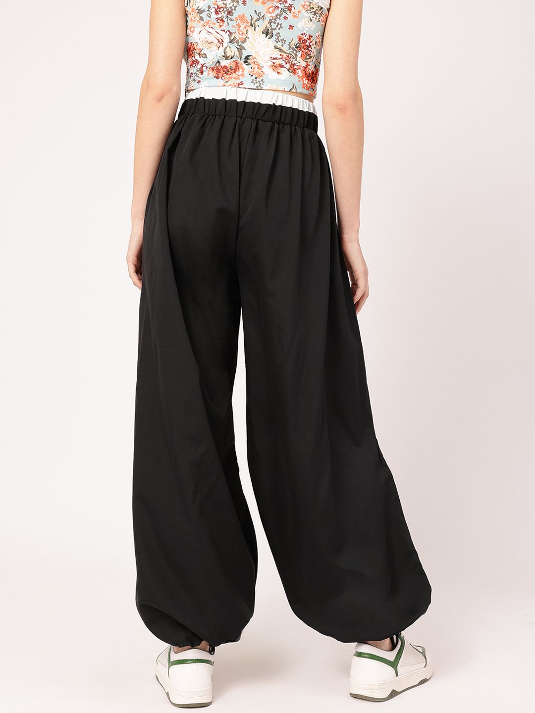 DressBerry Women Street Style Staple Parachute Joggers