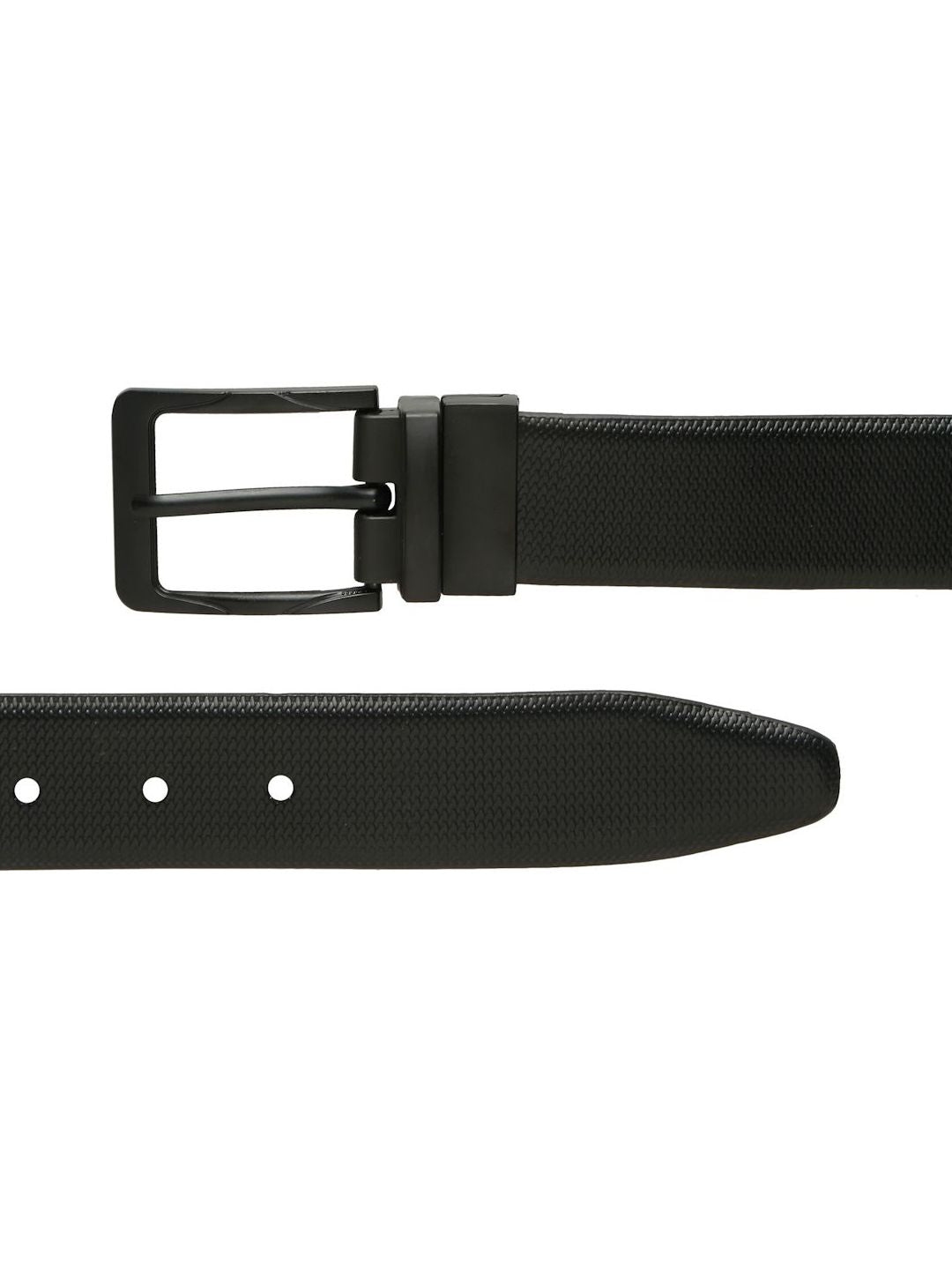 Teakwood Leathers Men Textured Leather Formal Belt