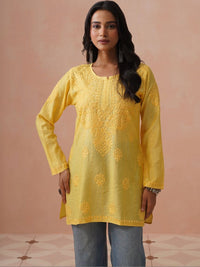 Rumah Wanita Chikankari Sulam Kurta Chikankari