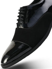 MONKSTORY Men Tuxedo Lace-ups Formal Oxfords