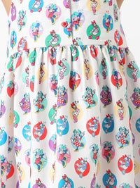 NautiNati Girls Disney Minnie & Daisy All-Over Print Shirt Dress