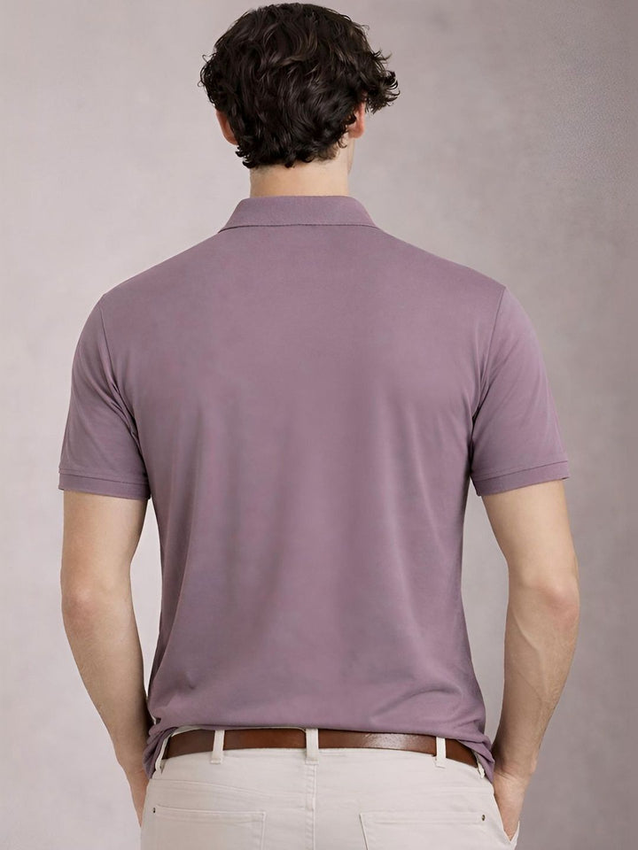 Baju-T Kolar Polo Bercetak ADRO Lelaki