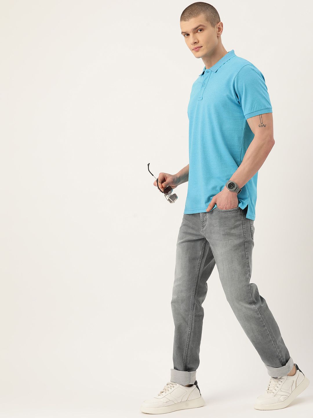 Monte Carlo Men Polo Collar T-shirt