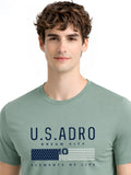 ADRO Men Typography Printed T-shirt