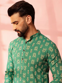 Anouk Men Paisley Printed Regular Kurta with Pyjamas