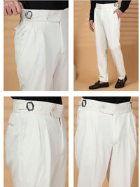 Moda Rapido Men Slim Fit Easy Wash Pleated Seluar