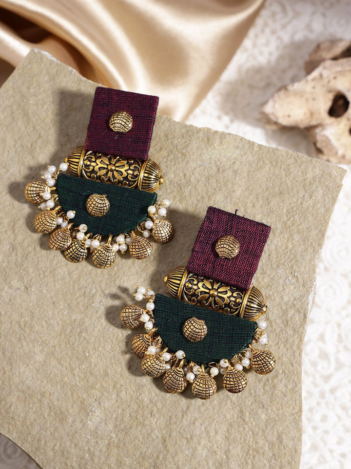 PANASH Contemporary Drop Earrings