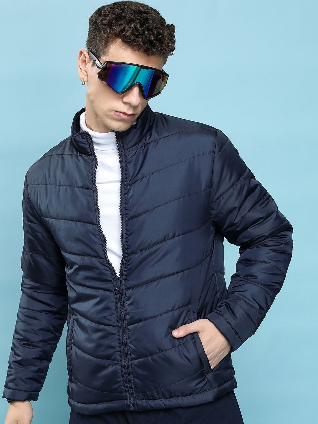 HIGHLANDER Stand Collar Padded Jacket