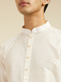 Diwas by Manyavar Mandarin Collar Straight Kurta