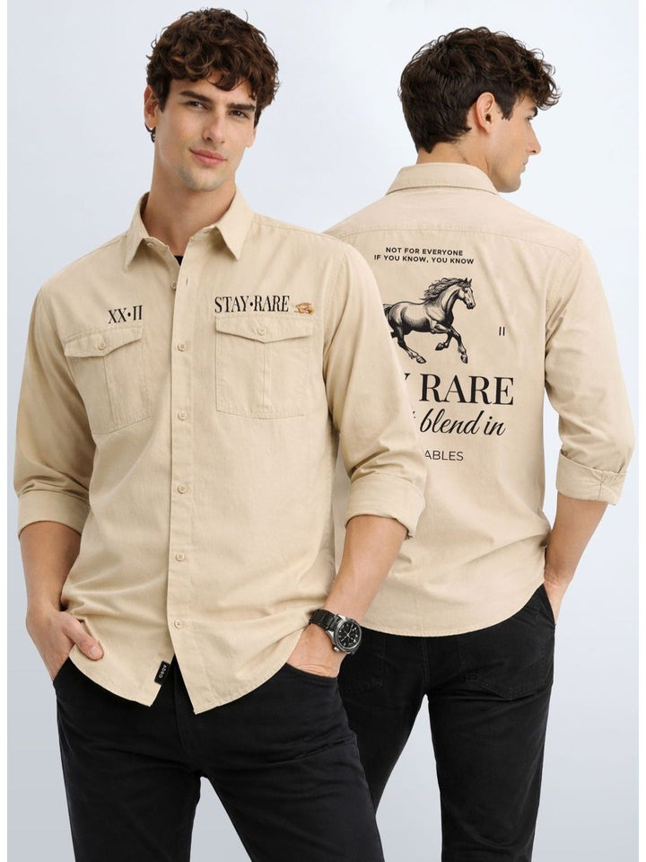 ADRO Men Standard Printed Casual Shirt