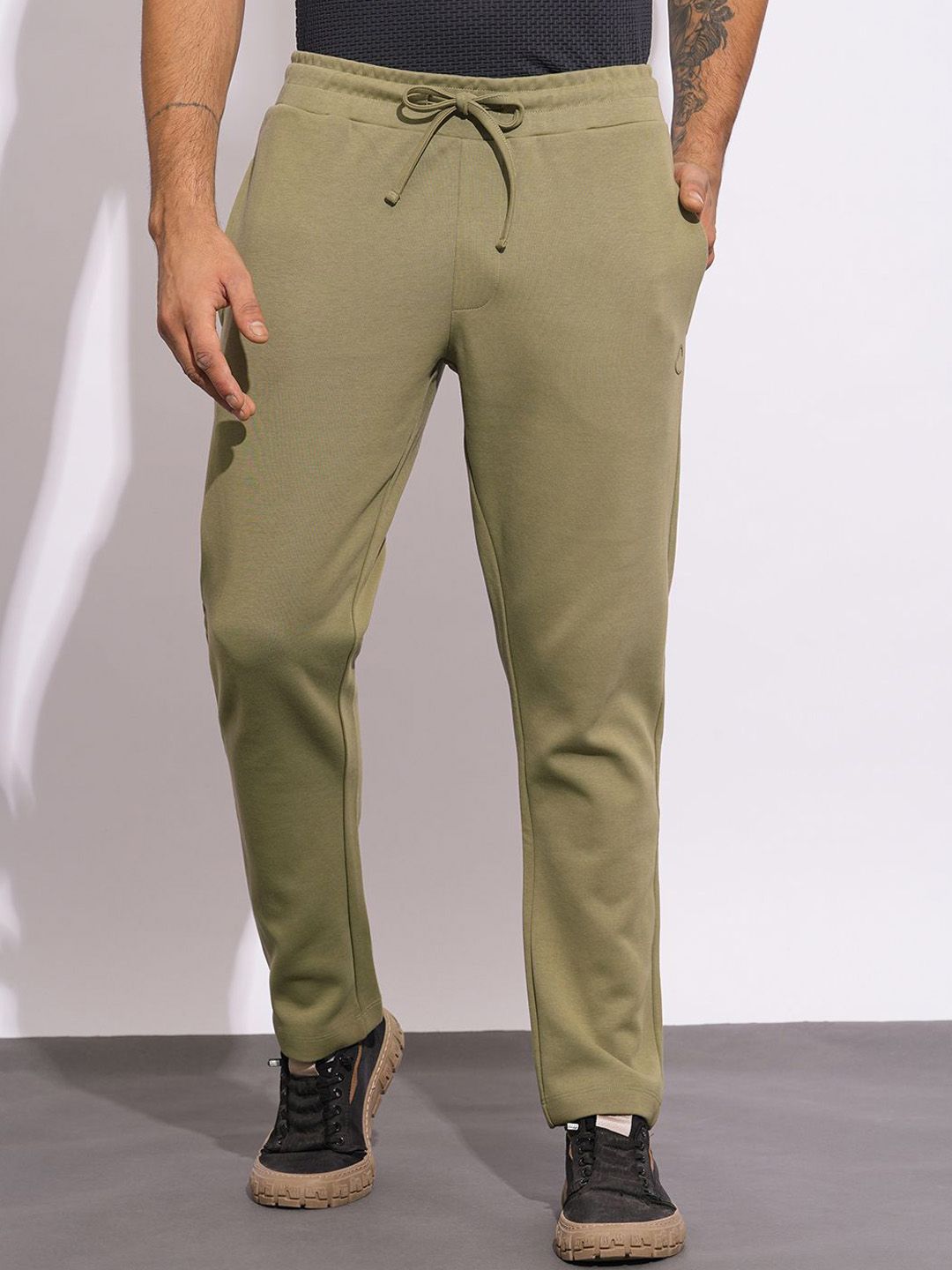 Being Human Men Slim-Fit Mid Rise Track Pant