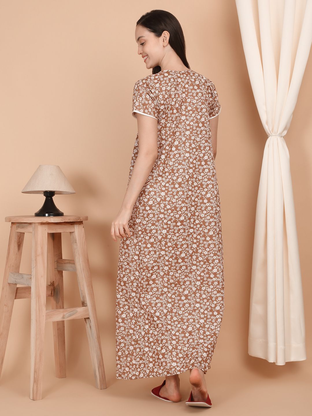 Sweet Dreams Printed Maxi Nightdress