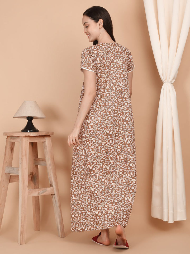 Sweet Dreams Printed Maxi Nightdress