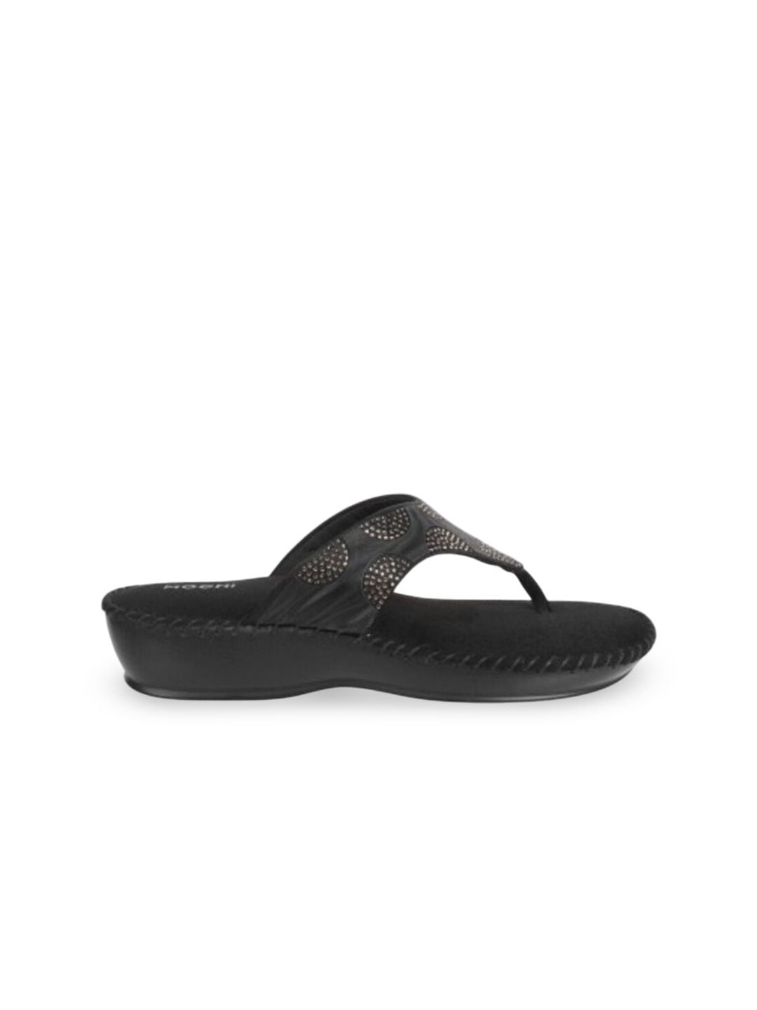 Mochi Women Embellished Open Toe Flats