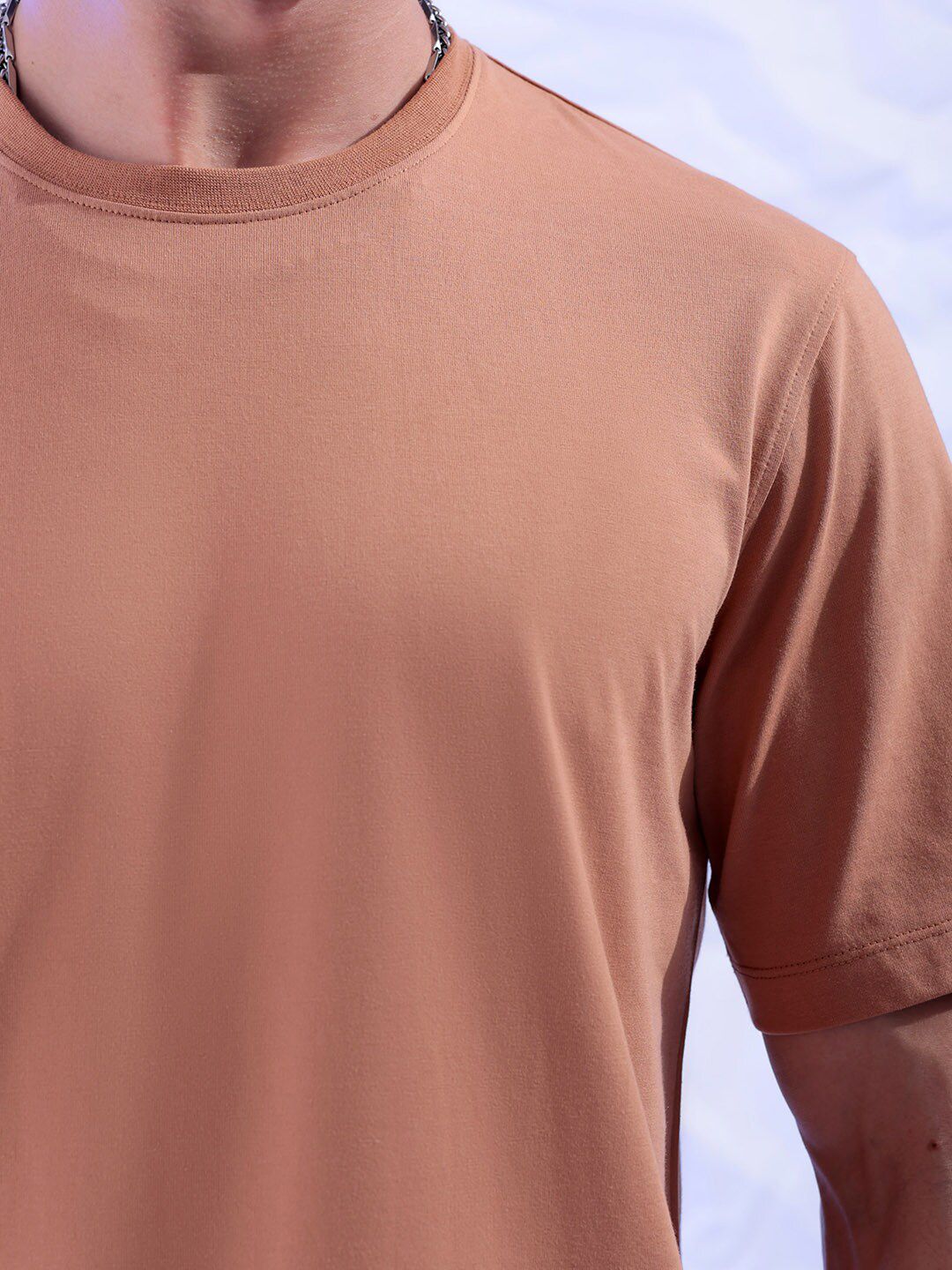The Indian Garage Co Round Neck Cotton T-shirt