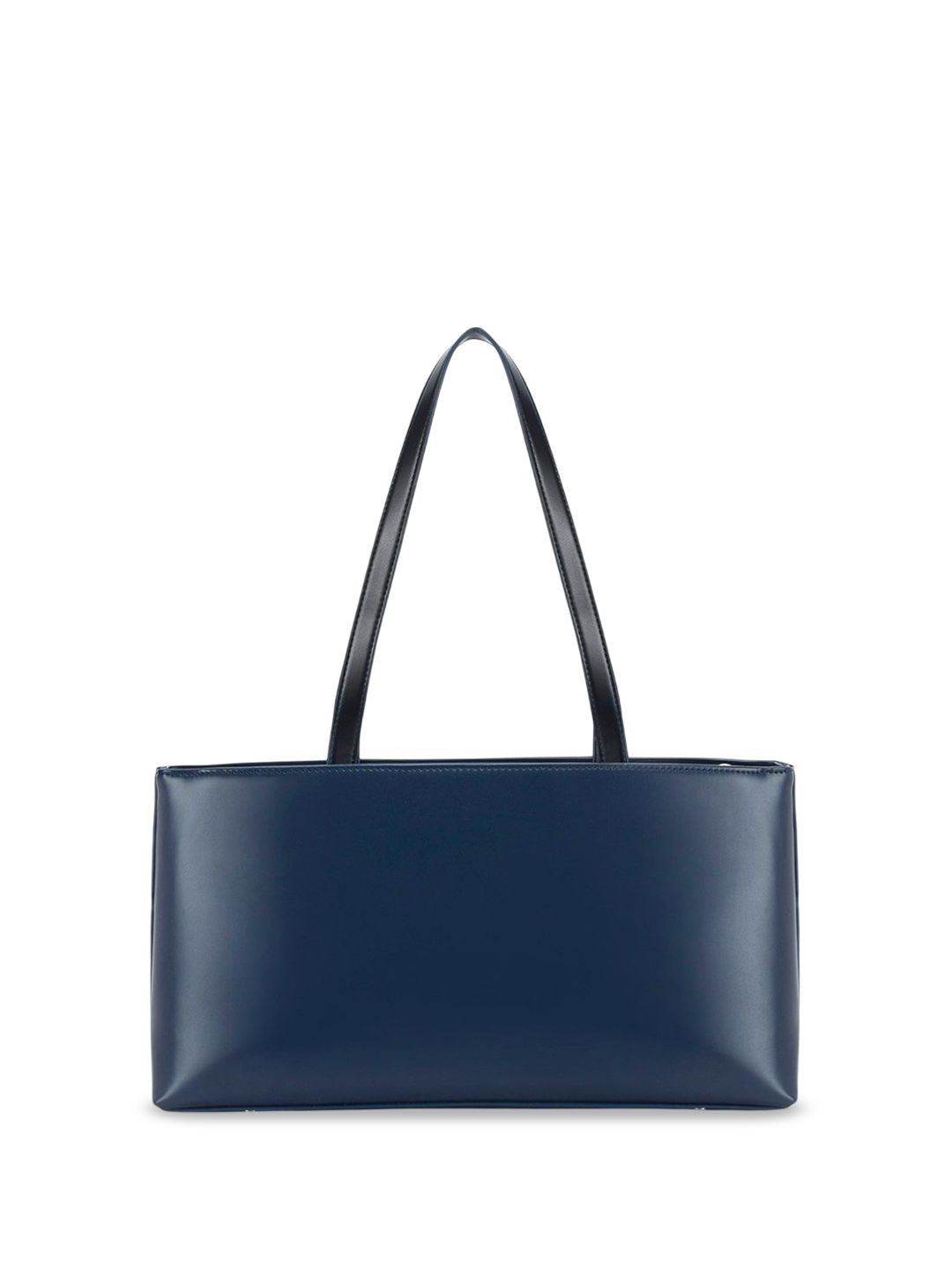 Lino Perros Colourblocked Structured Shoulder Bag with Applique