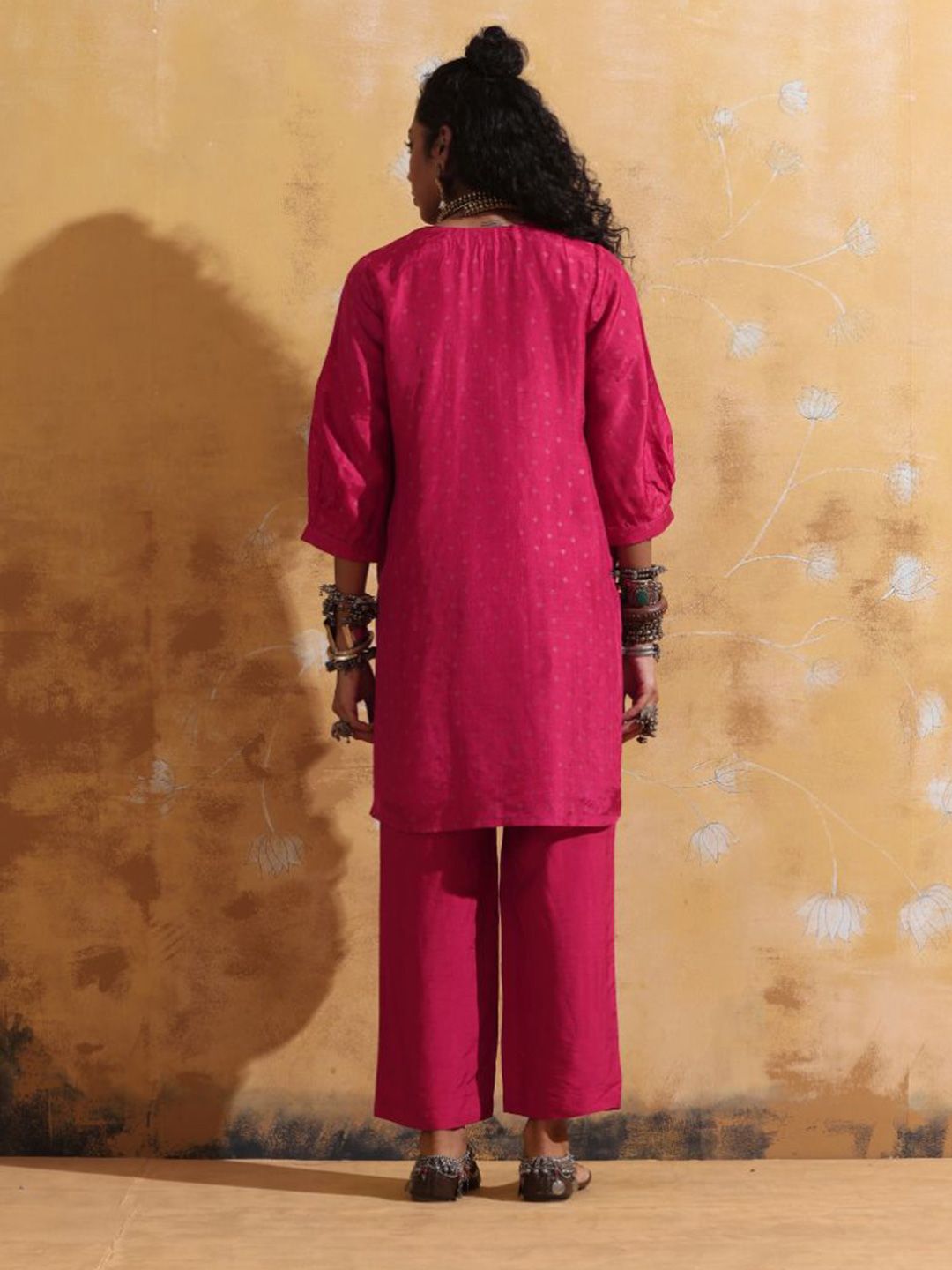 trueBrowns Printed Tunic With Trousers Co-Ords