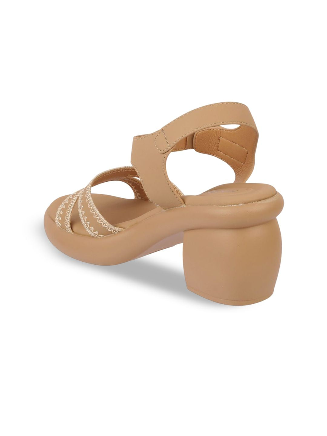 Mochi Embellished Block Sandals