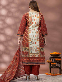 Mamicha Floral Printed Kurta With Palazzos & Dupatta