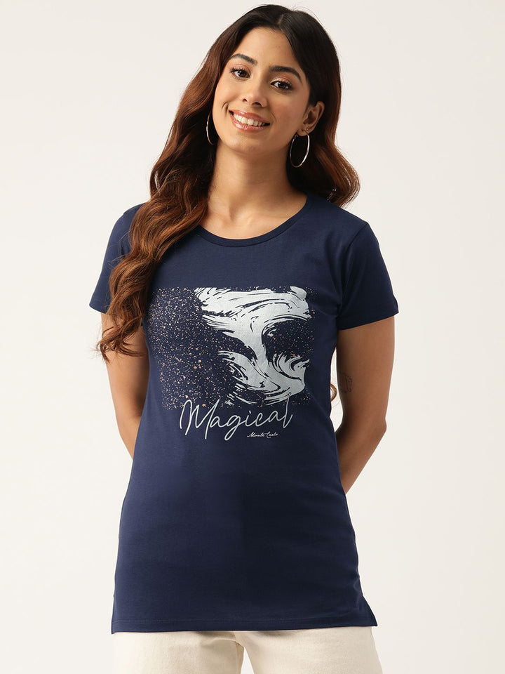 Monte Carlo Pack of 2 Printed Pure Cotton T-shirts