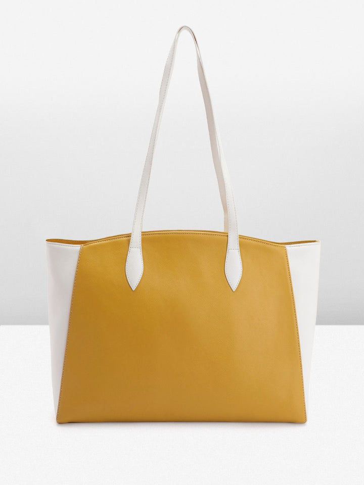 DressBerry Colourblocked Structured Shoulder Bag