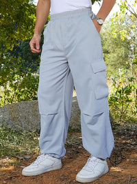 Campus Sutra Men Comfort Fit Mid-Rise Cargos Trousers