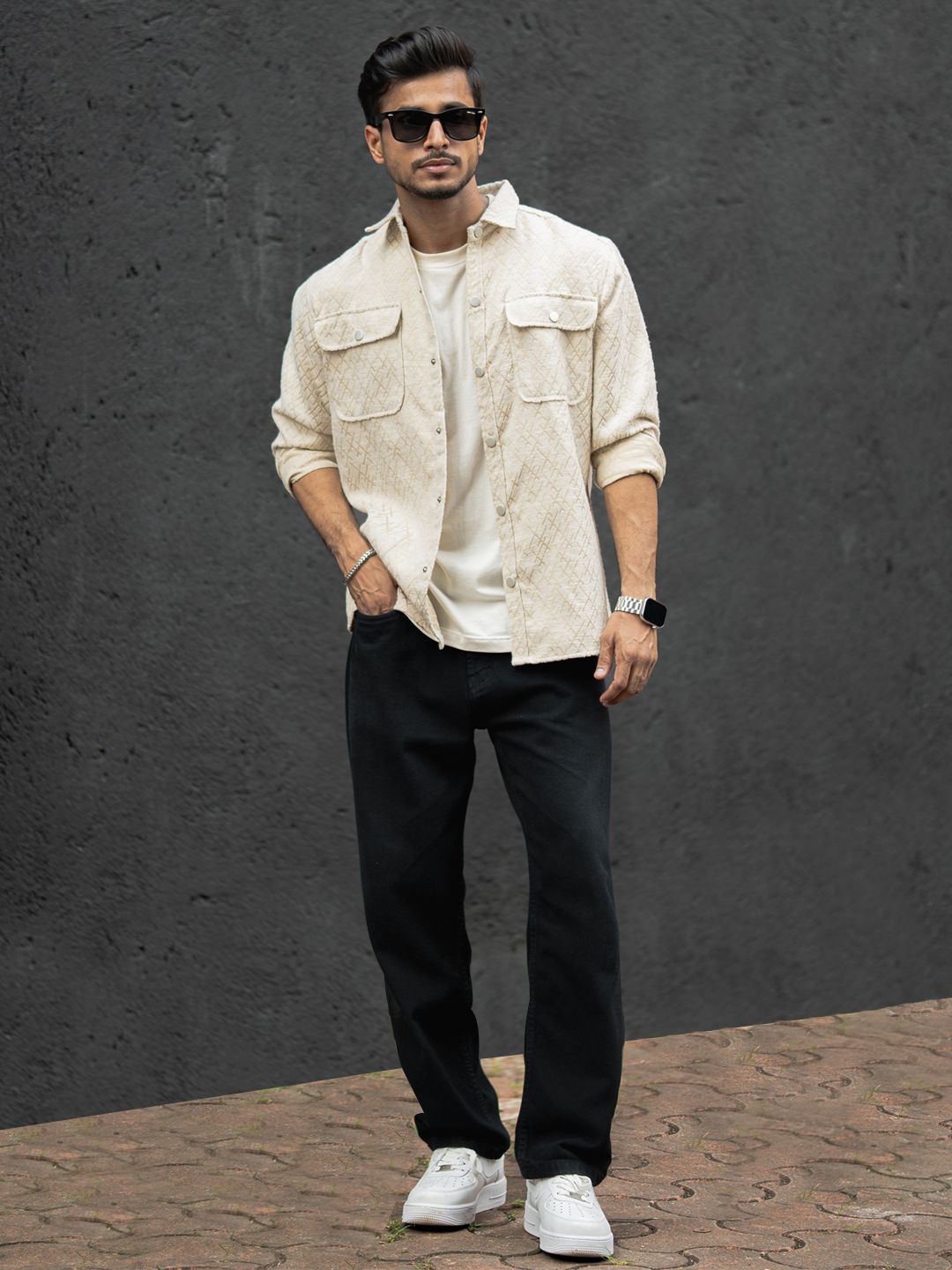 Powerlook Men Opaque Casual Shirt