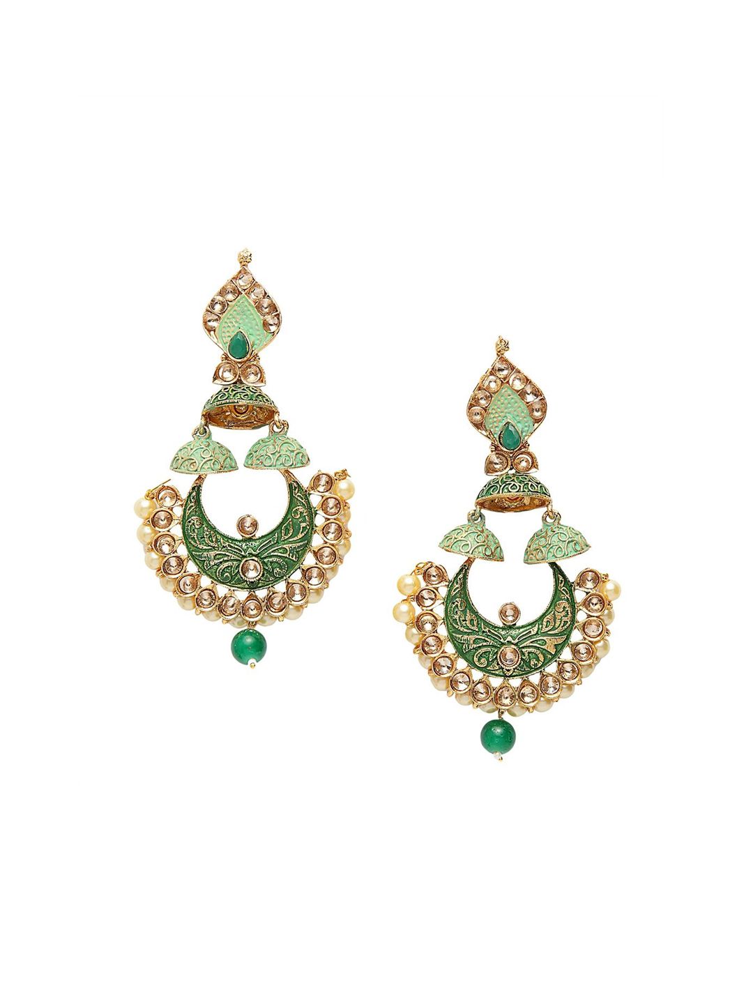 Anting-anting Drop Kontemporari Anouk Saduran Emas