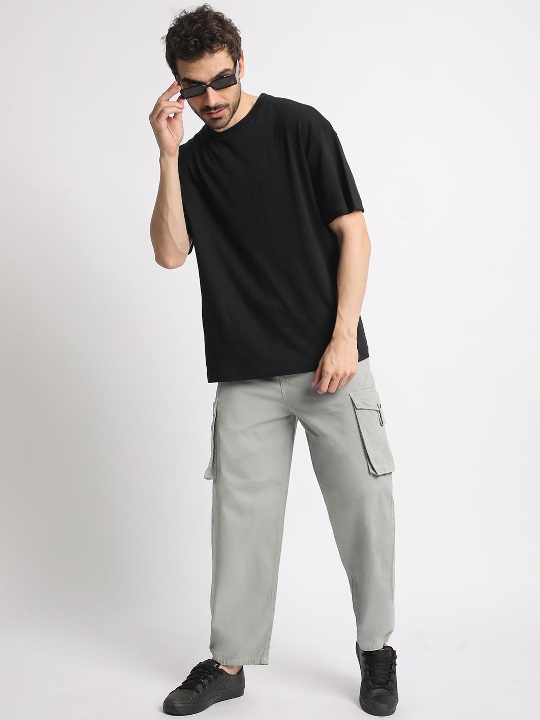 Bene Kleed Men Classic Loose Fit Cargos Trouser