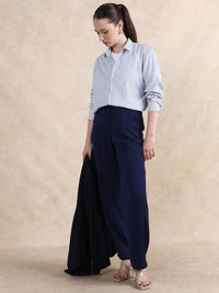 RAREISM Women Tailored Straight Fit High-Rise Solid Trousers