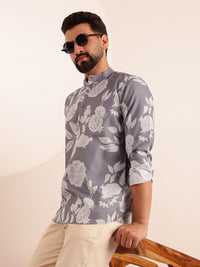 Anouk Men Floral Printed Kurta