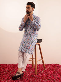SOJANYA Men Floral Printed Kurta