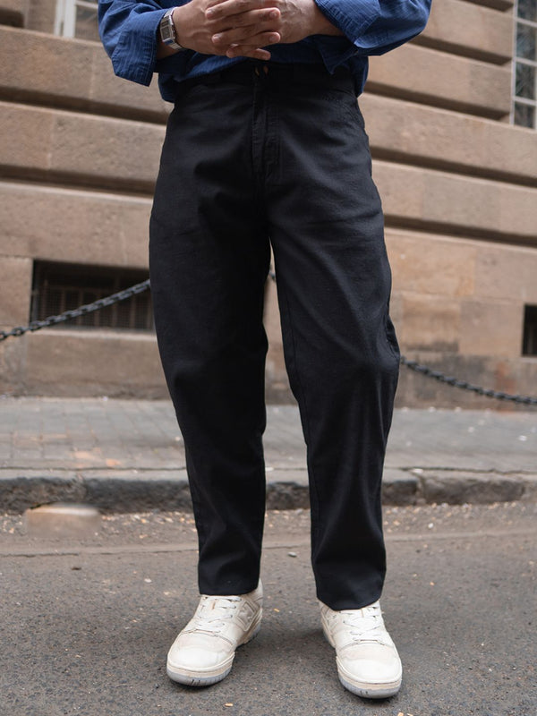 Powerlook Men Regular Fit Mid Rise Cotton Trousers