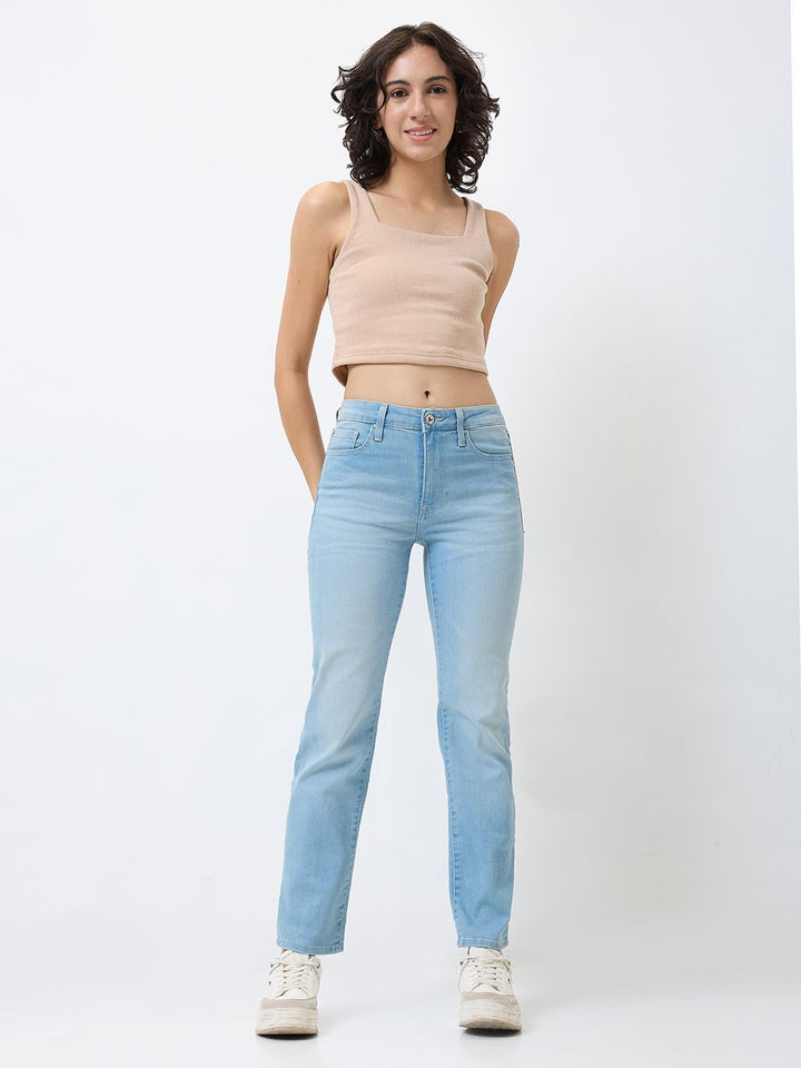 SPYKAR Women Slim Fit Light Fade Jeans