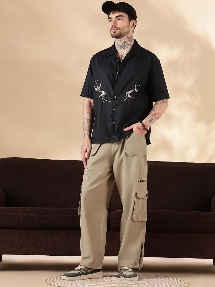 Eszett Men Easy Wash Cargos Seluar