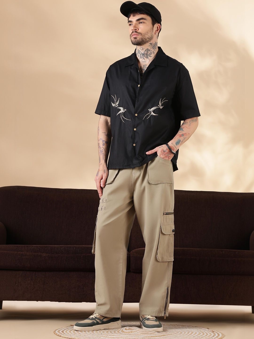 Eszett Men Easy Wash Cargos Seluar
