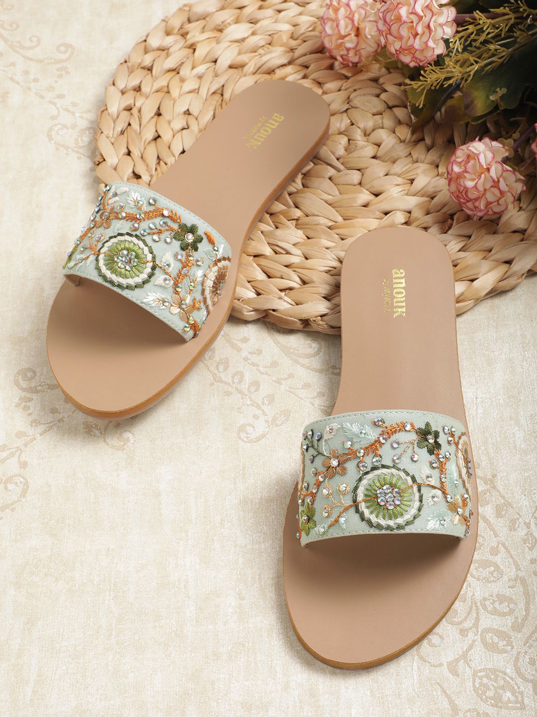 Anouk Women Ethnic Embellished Flats