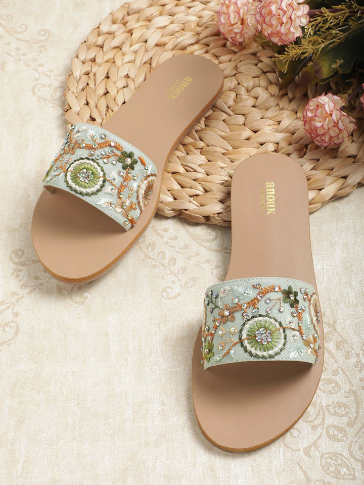 Anouk Women Ethnic Embellished Flats