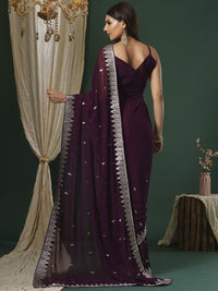 Saree mall Embellished Beads and Stones Sarees