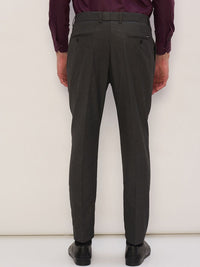 DENNISON Men Smart Tapered Fit Pleated Trousers