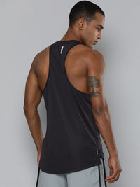 HRX By Hrithik Roshan Training Men Atlantic Blue Rapid-Dry Typography Tshirts