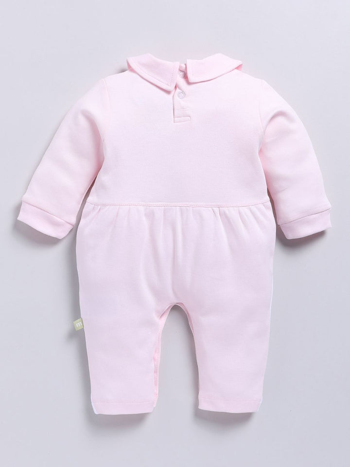 Moms Love Infant Boys Printed Pure Cotton Party Romper