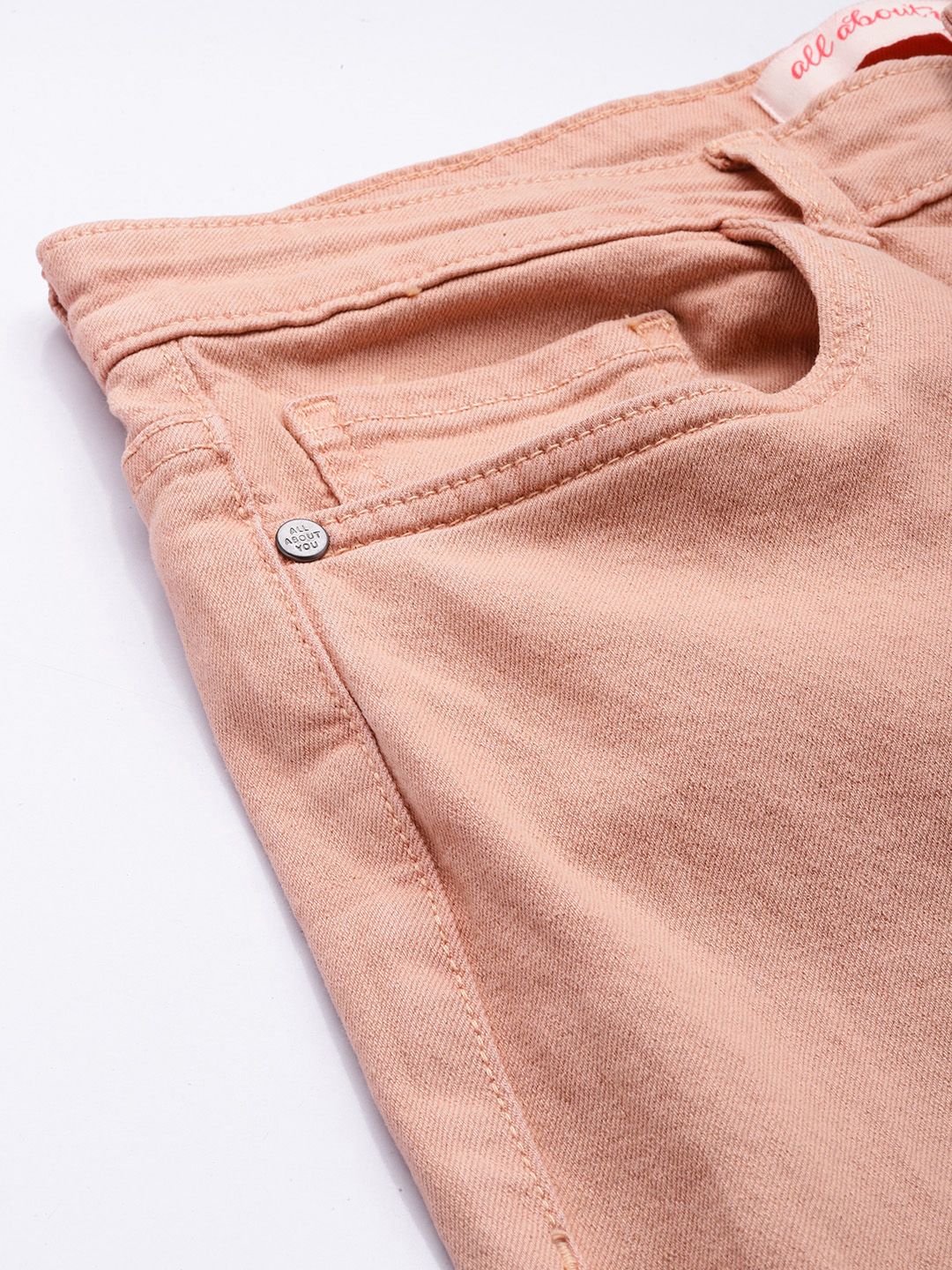 all about you Women Straight Fit High-Rise Stretchable Jeans