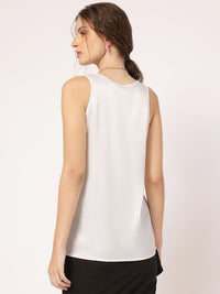 DressBerry Satin Glam Longline Top