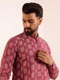 Anouk Men Paisley Printed Cotton Short Kurta