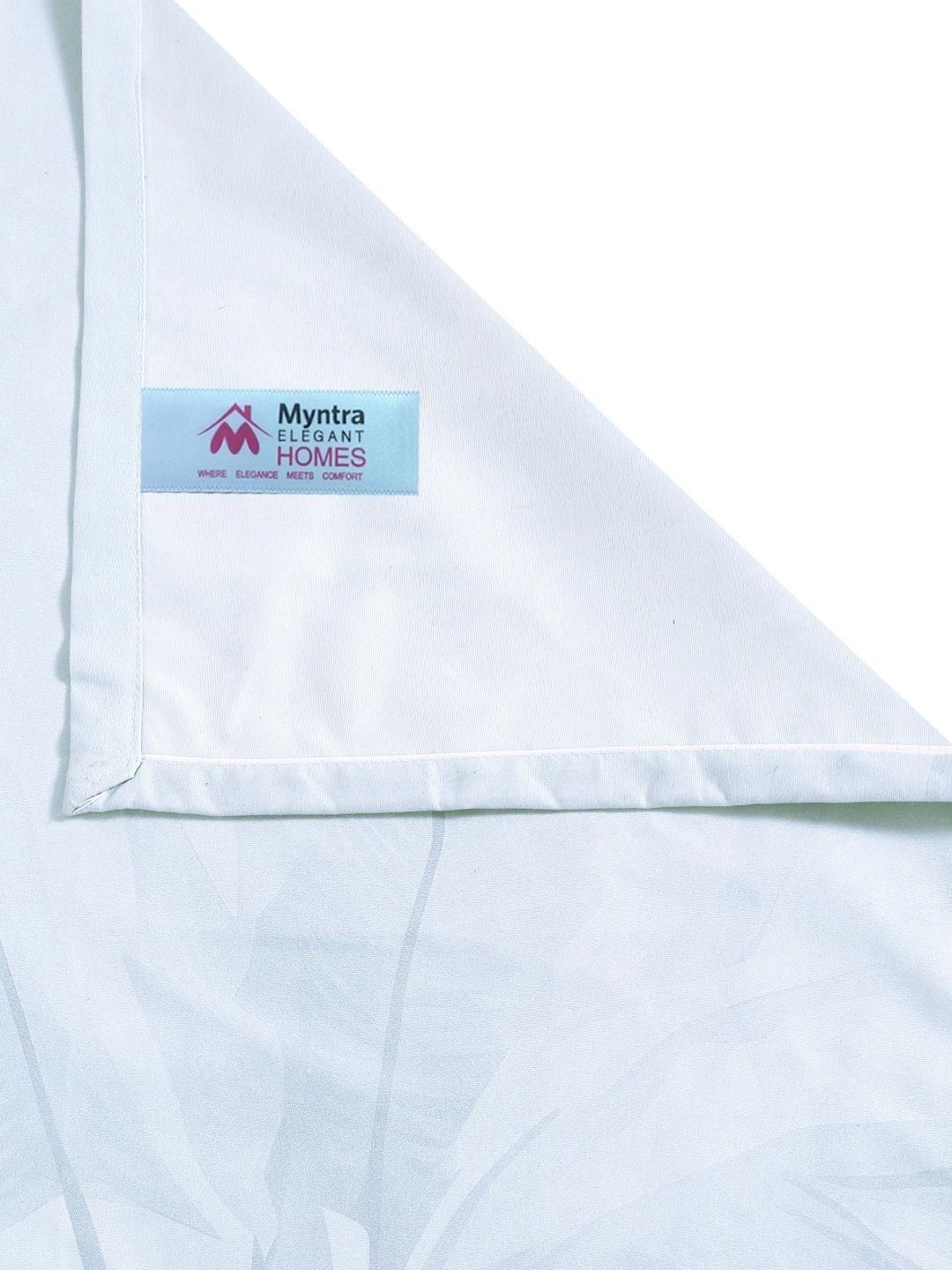 Myntra Elegant Homes Blue & Pink Floral 400 TC King Cadar dengan 2 Sarung Bantal